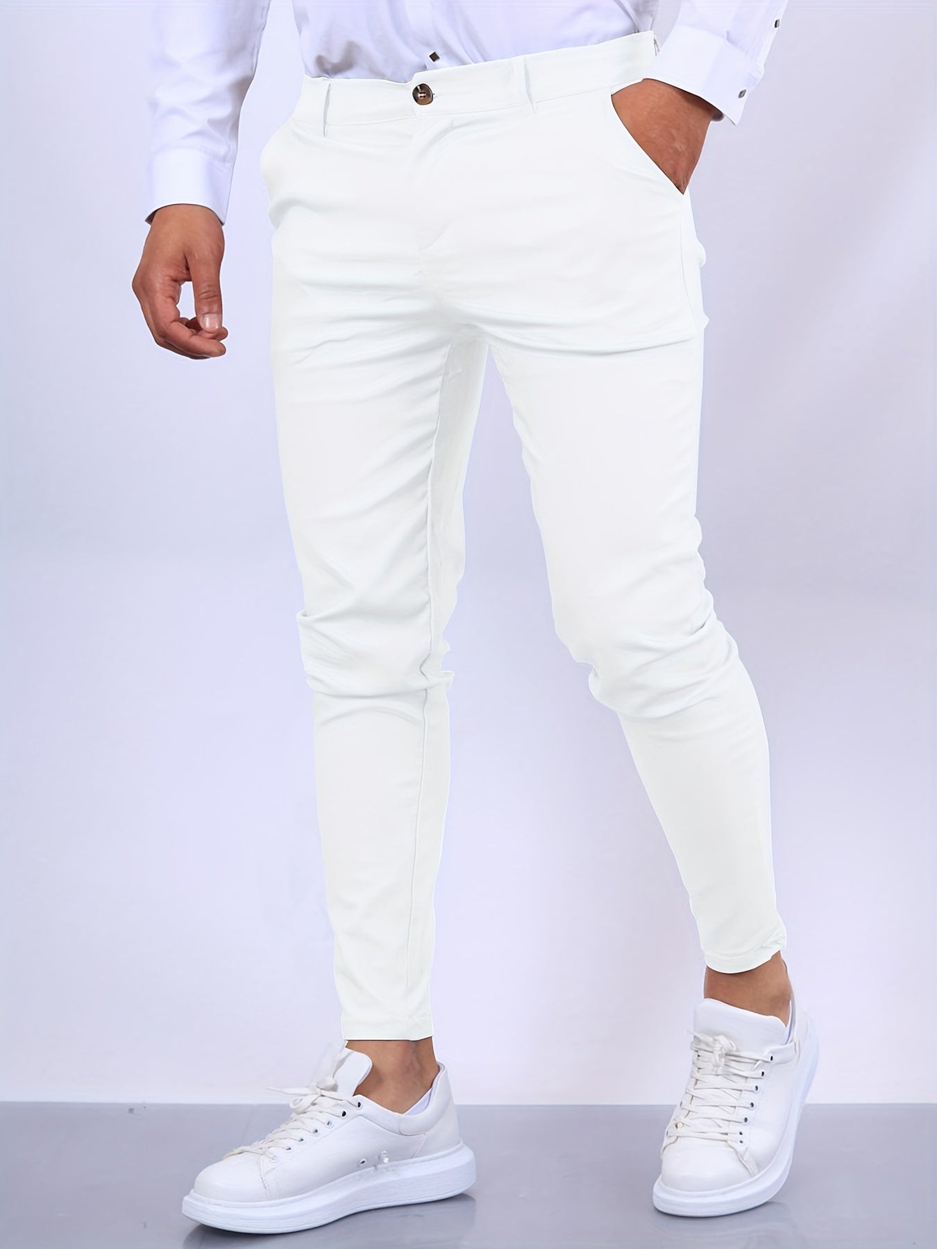 Pantaloni skinny elasticizzati da uomo