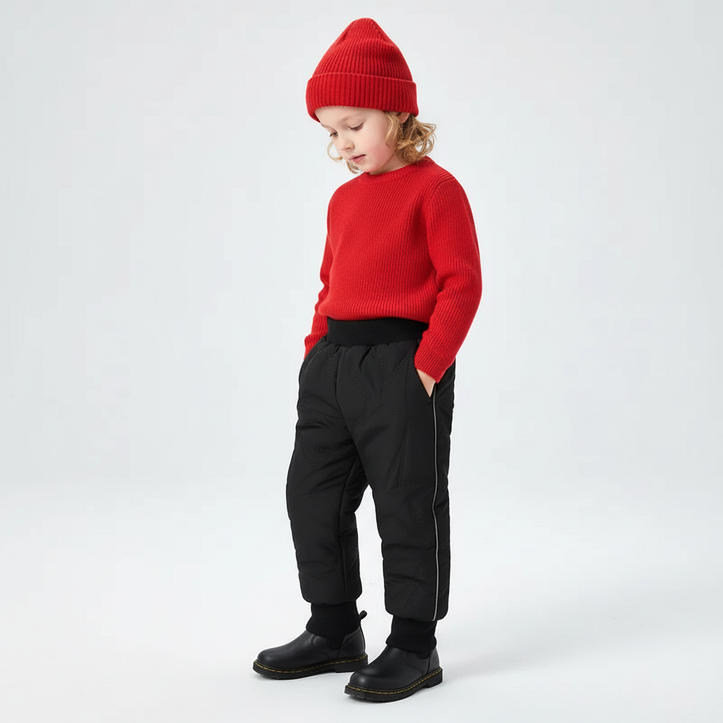 Pantaloni termici imbottiti da bambino