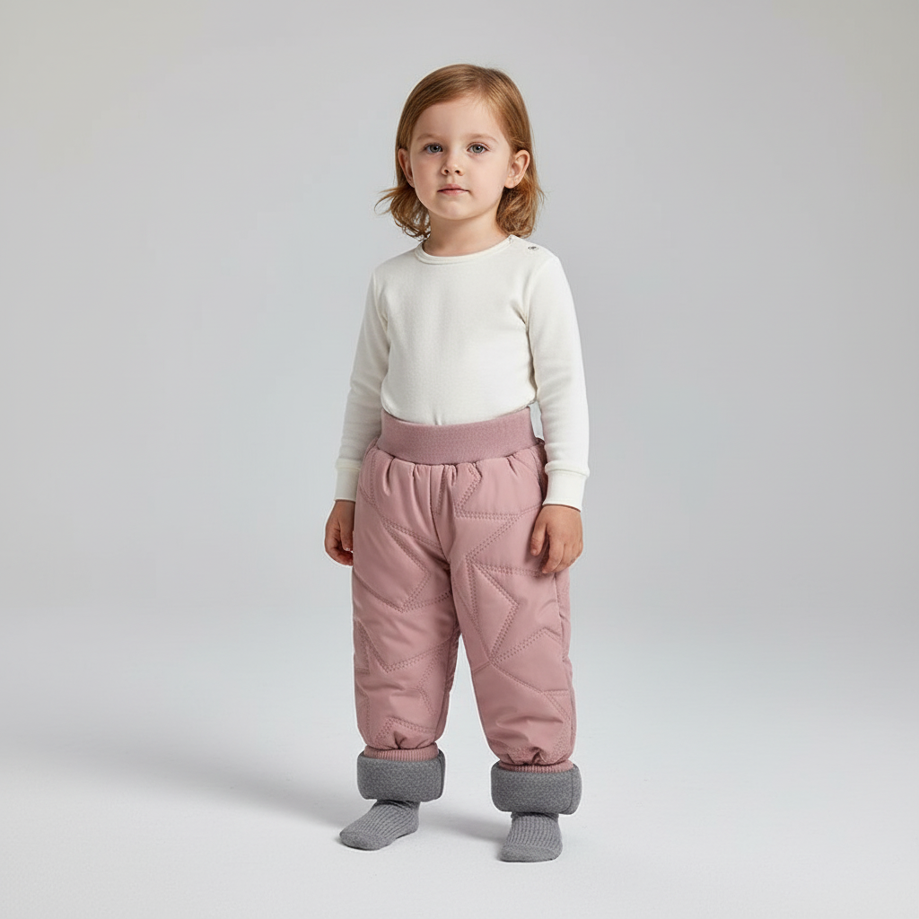Pantaloni termici imbottiti da bambino