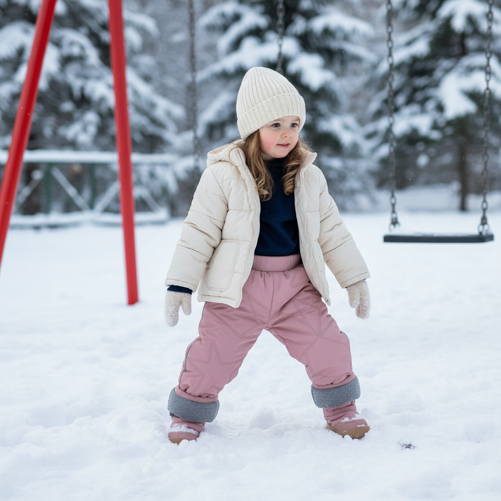 Pantaloni termici imbottiti da bambino