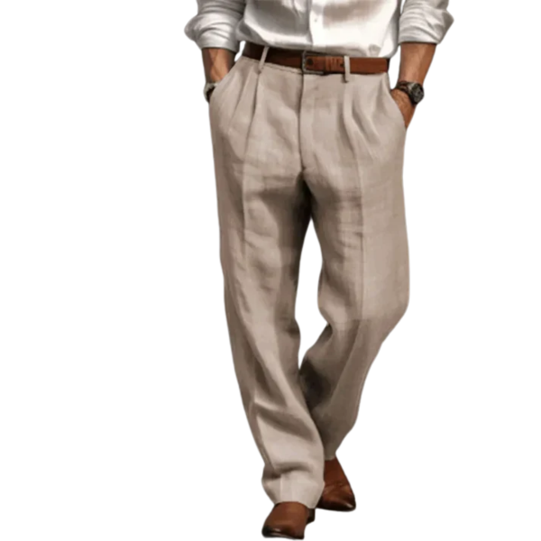 Pantaloni vintage da uomo morbidi con vestibilità comoda