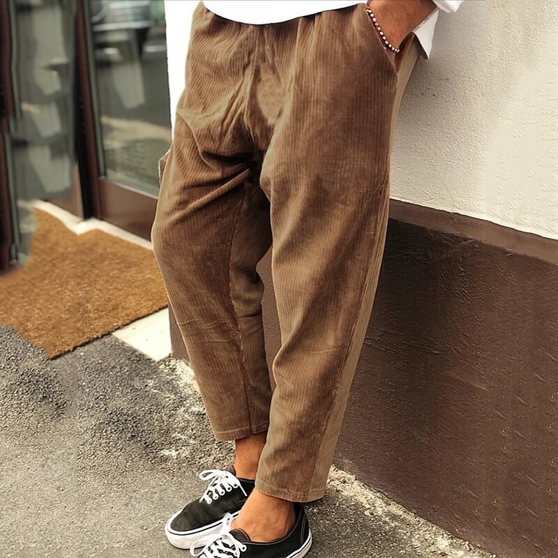 Pantaloni Vintage da Uomo Morbidi – Taglio Classico e Comodo, Ideali per Tutti i Giorni