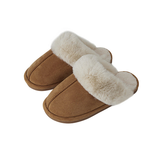 Pantofole – calde e morbide (Marrone e beige)