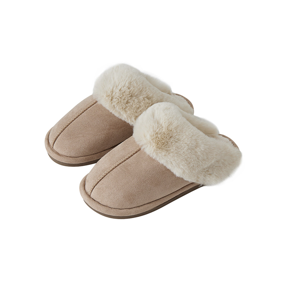 Pantofole – calde e morbide (Marrone e beige)