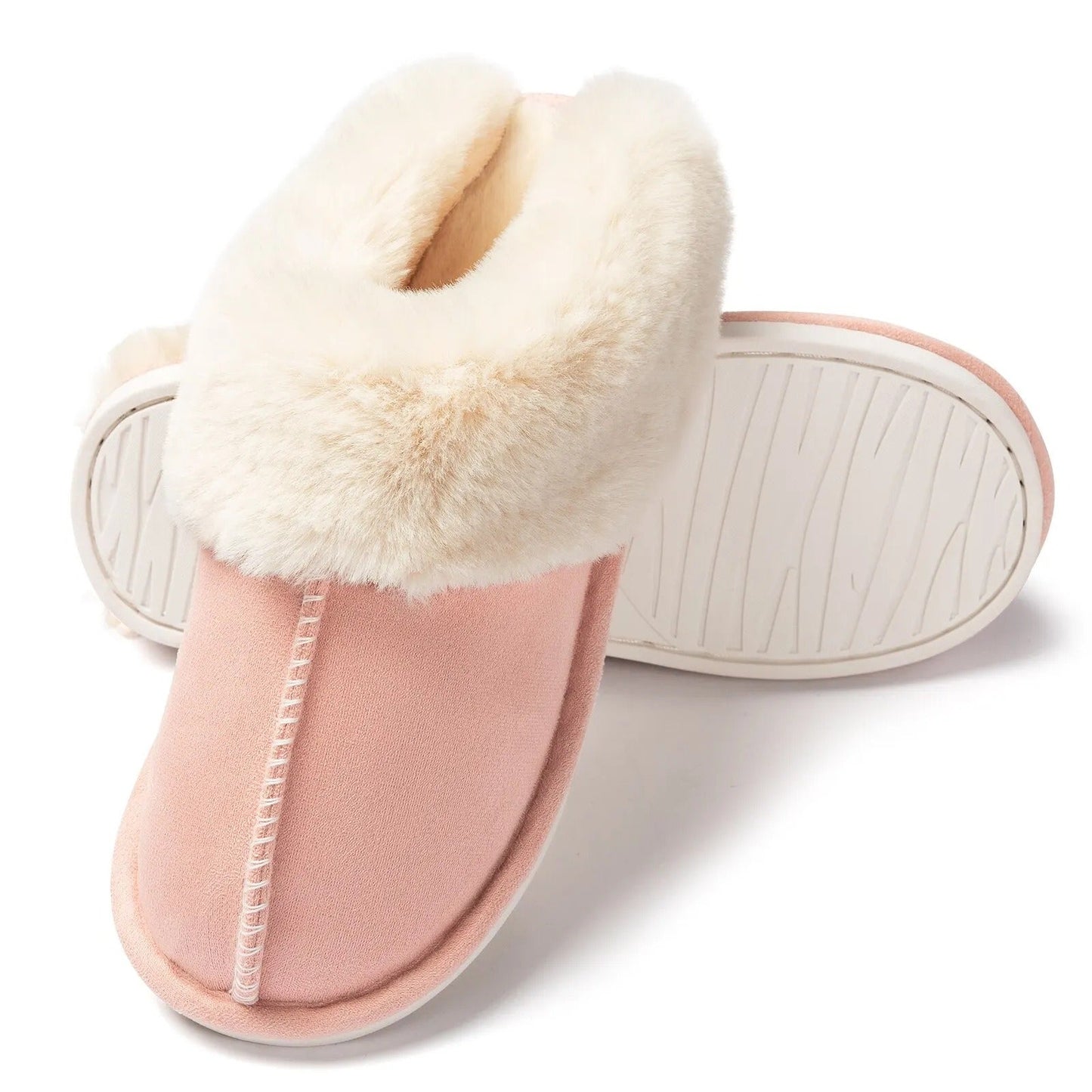 Pantofole da casa in peluche da donna