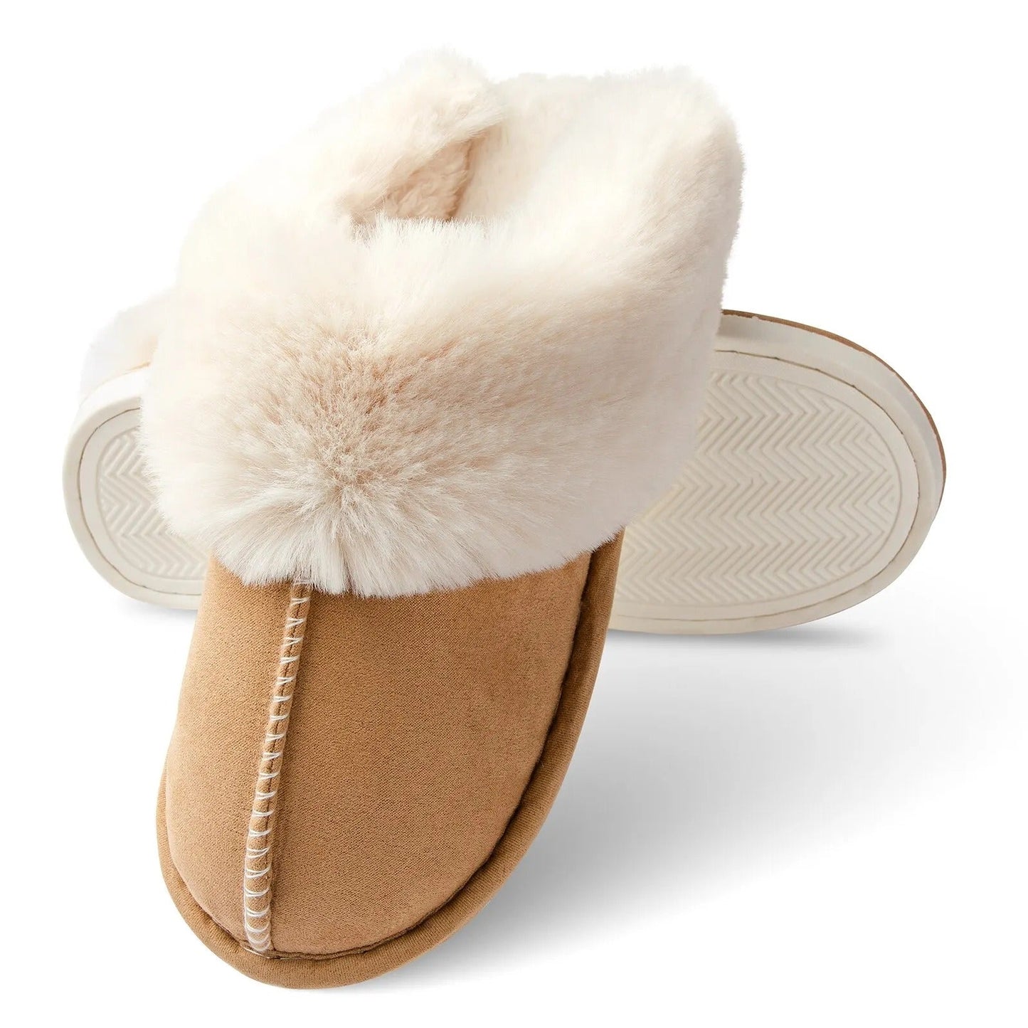 Pantofole da casa in peluche da donna