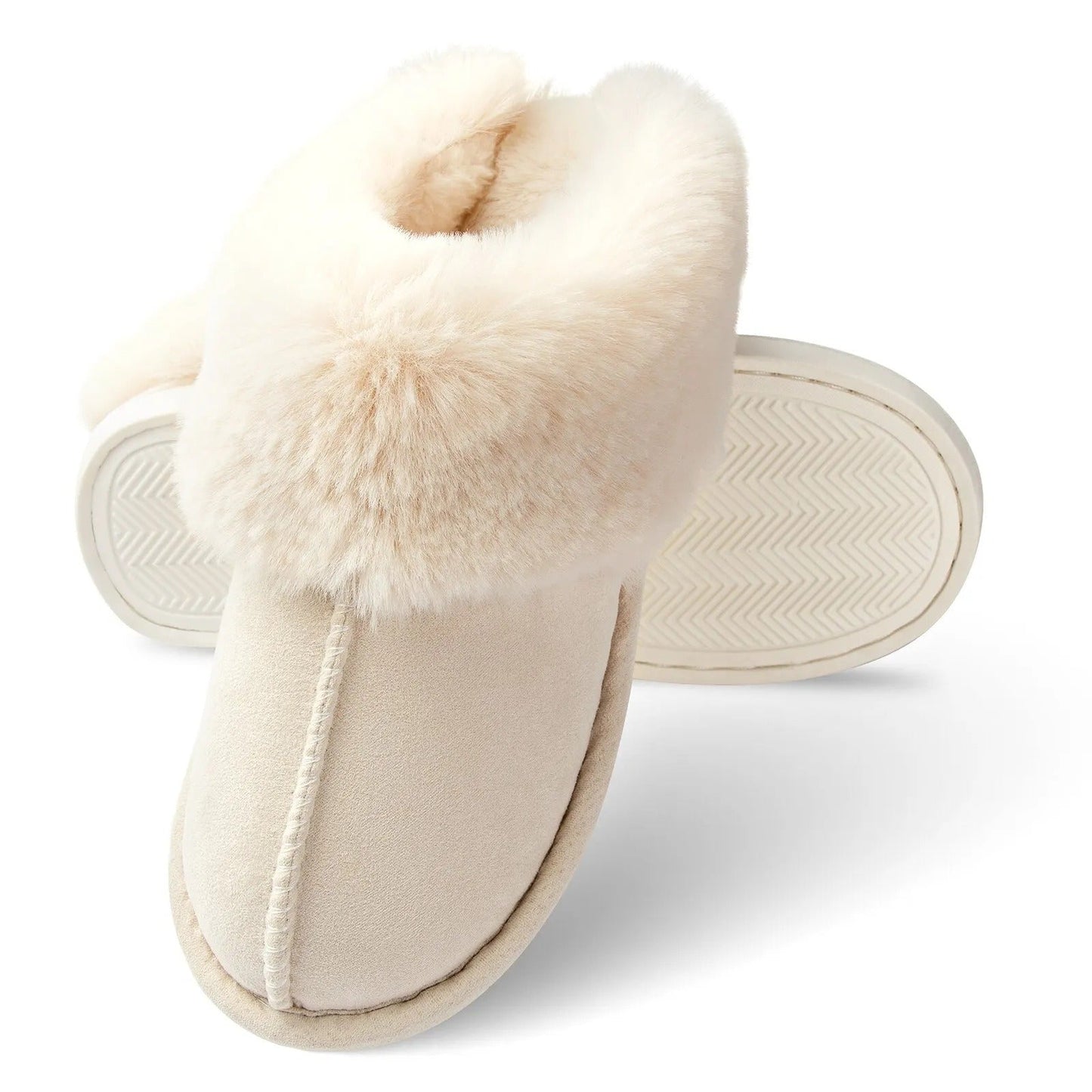 Pantofole da casa in peluche da donna
