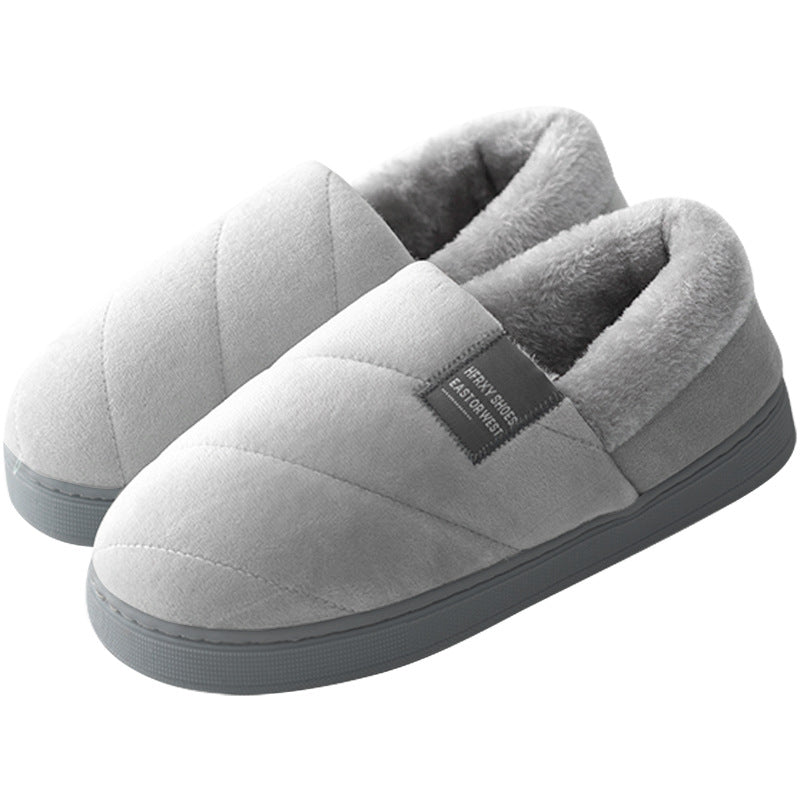Pantofole da uomo antiscivolo in pelliccia
