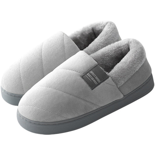 Pantofole da uomo antiscivolo in pelliccia
