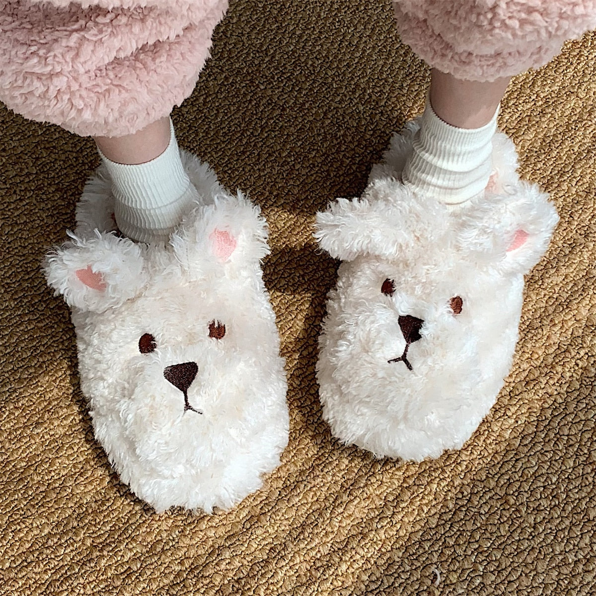 Pantofole morbide a forma di animale