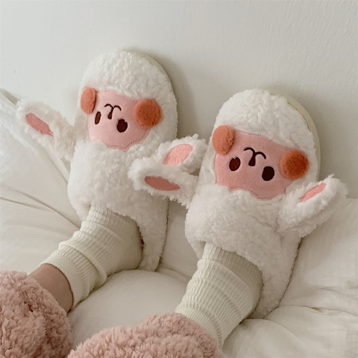 Pantofole morbide a forma di animale