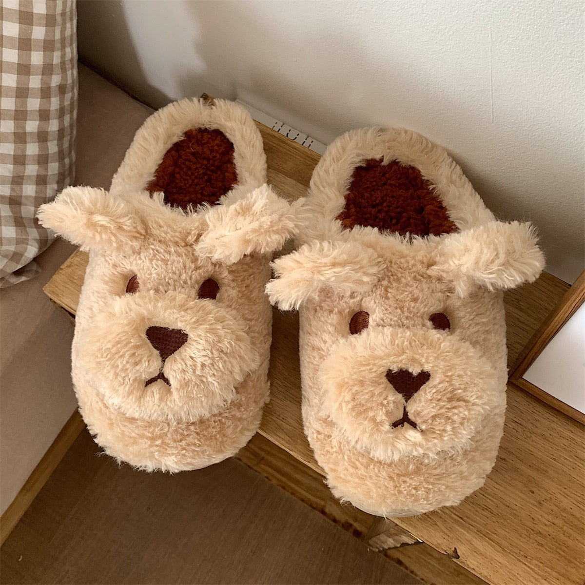 Pantofole morbide a forma di animale
