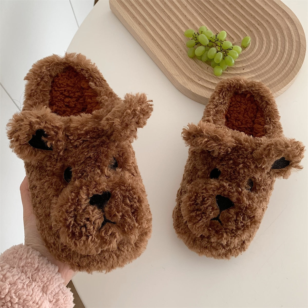 Pantofole morbide a forma di animale