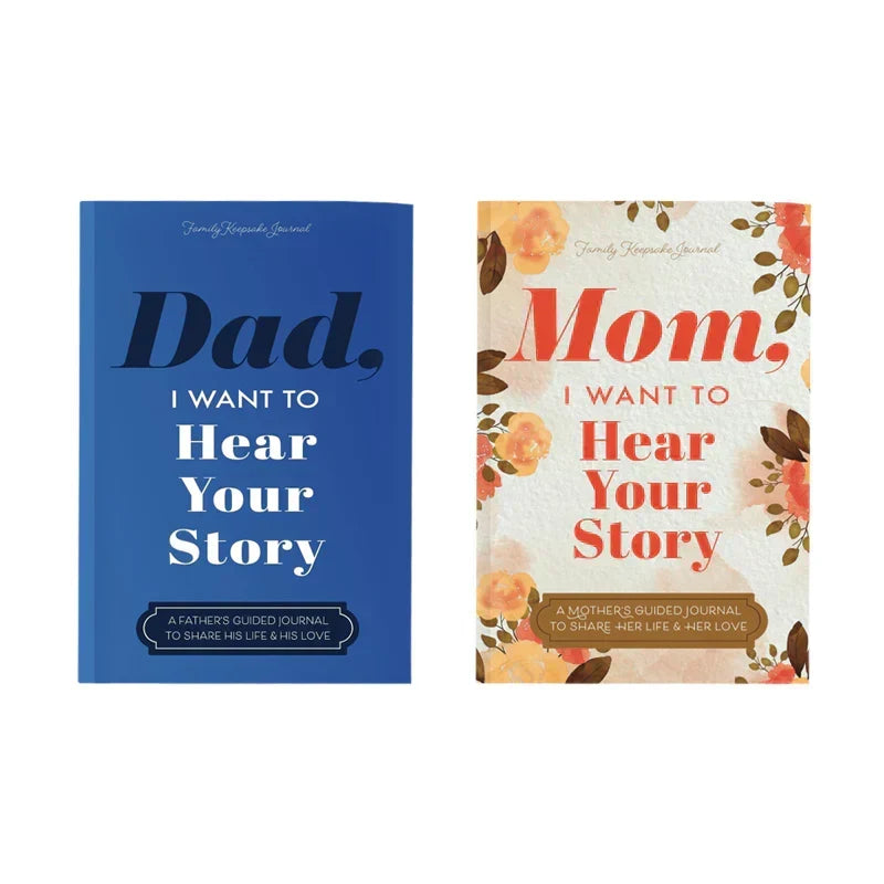 Papà, voglio ascoltare la tua storia | Libro in Edizione Heritage | Oltre 250 domande