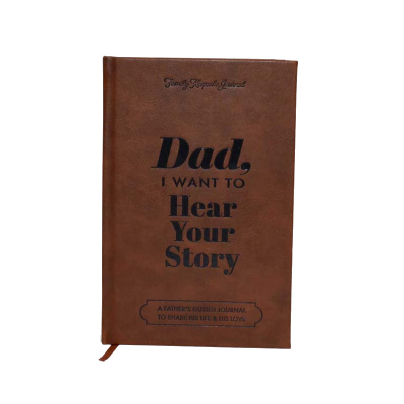 Papà, voglio ascoltare la tua storia | Libro in Edizione Heritage | Oltre 250 domande