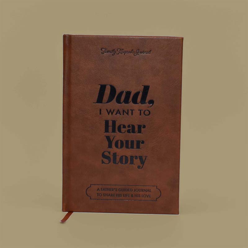 Papà, voglio ascoltare la tua storia | Libro in Edizione Heritage | Oltre 250 domande
