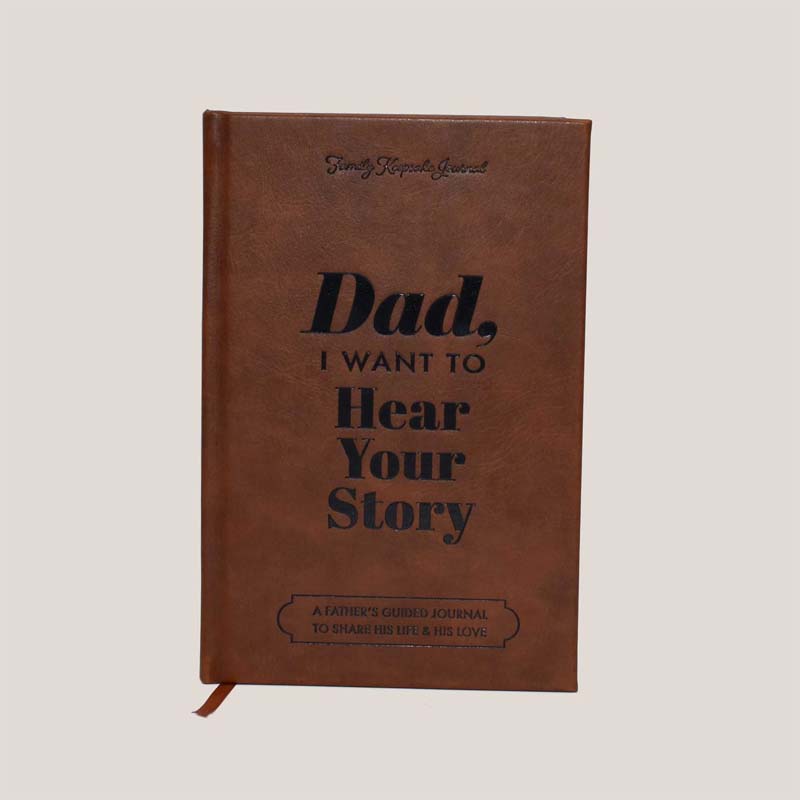 Papà, voglio ascoltare la tua storia | Libro in Edizione Heritage | Oltre 250 domande