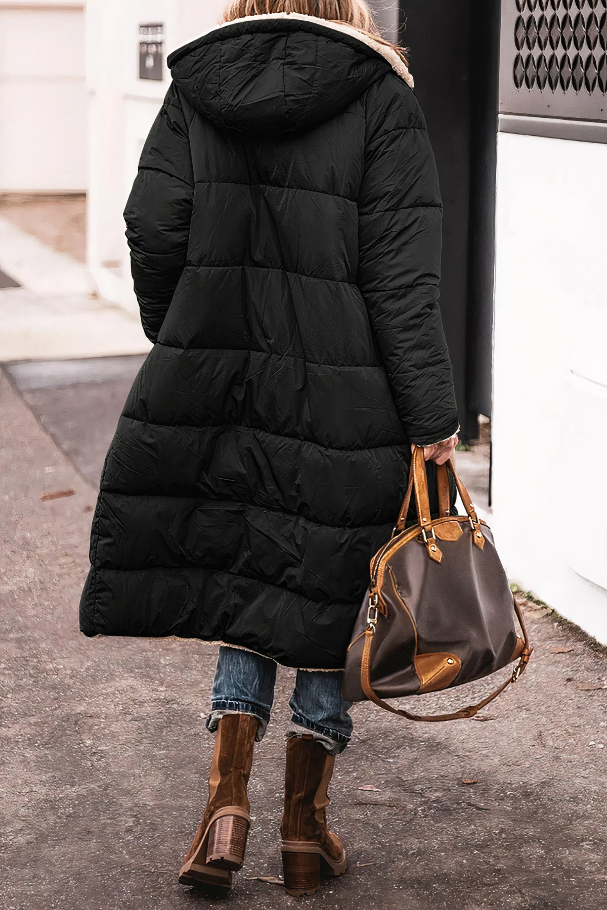 Parka impermeabile reversibile da donna