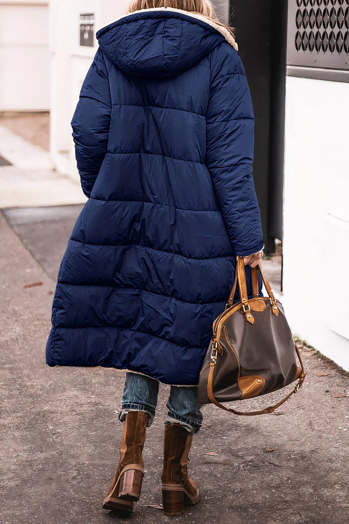 Parka impermeabile reversibile da donna
