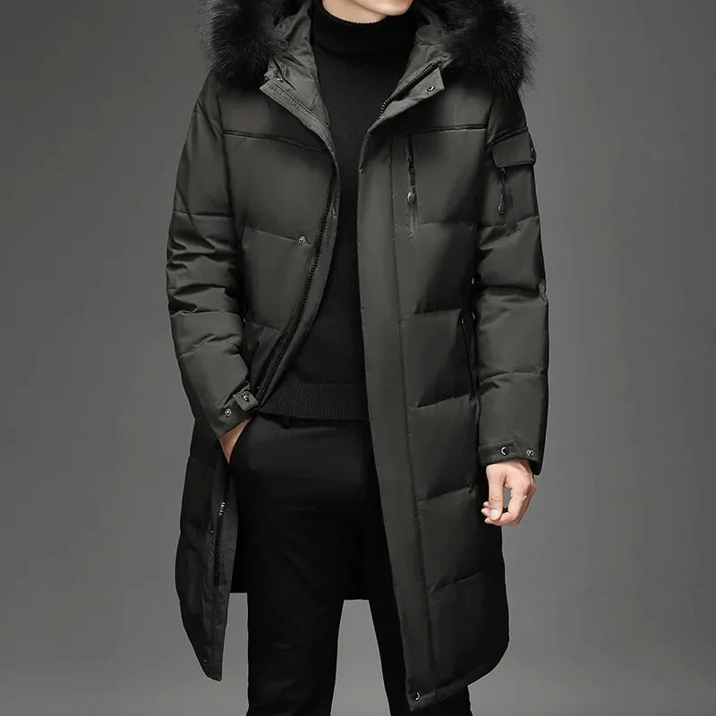 Parka invernale con cappuccio