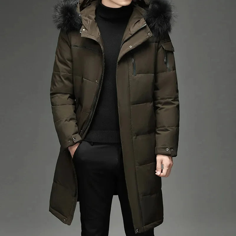 Parka invernale con cappuccio