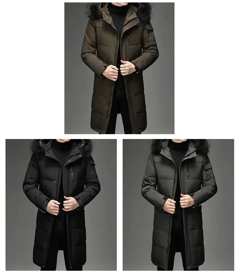 Parka invernale con cappuccio