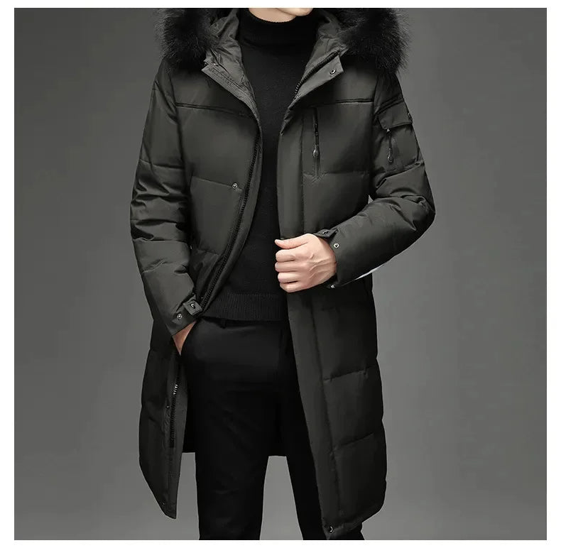 Parka invernale con cappuccio