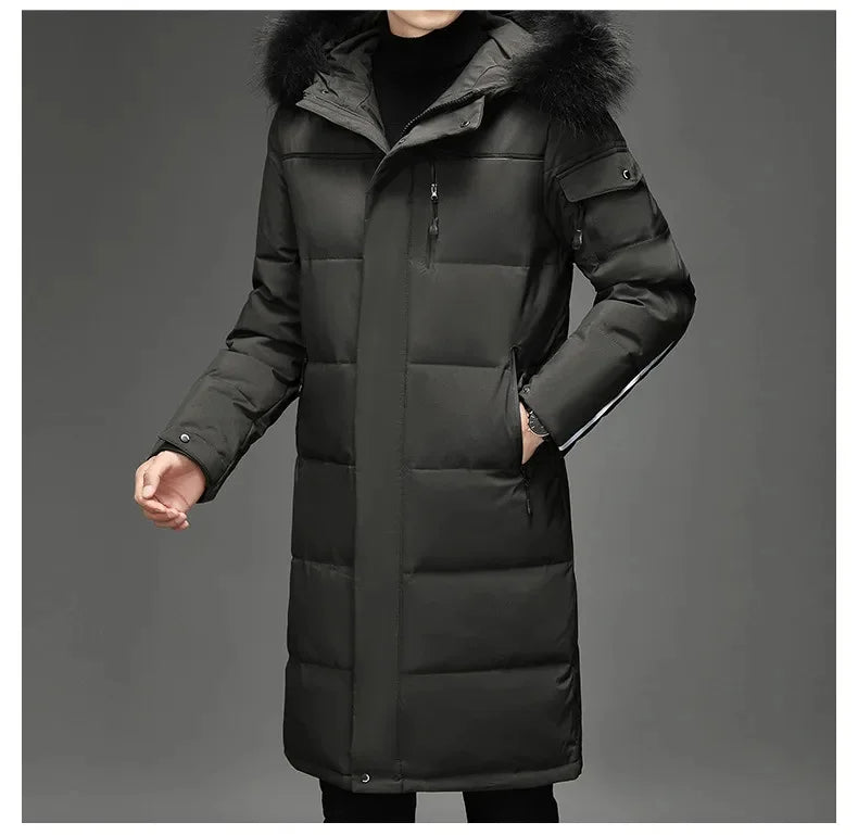Parka invernale con cappuccio