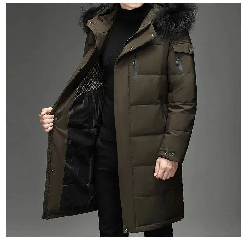 Parka invernale con cappuccio