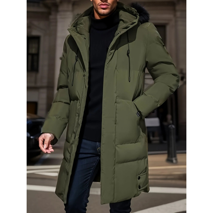 Parka Lungo ed Elegante da Uomo