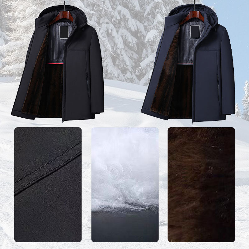 Parka termico imbottito per la protezione dal freddo