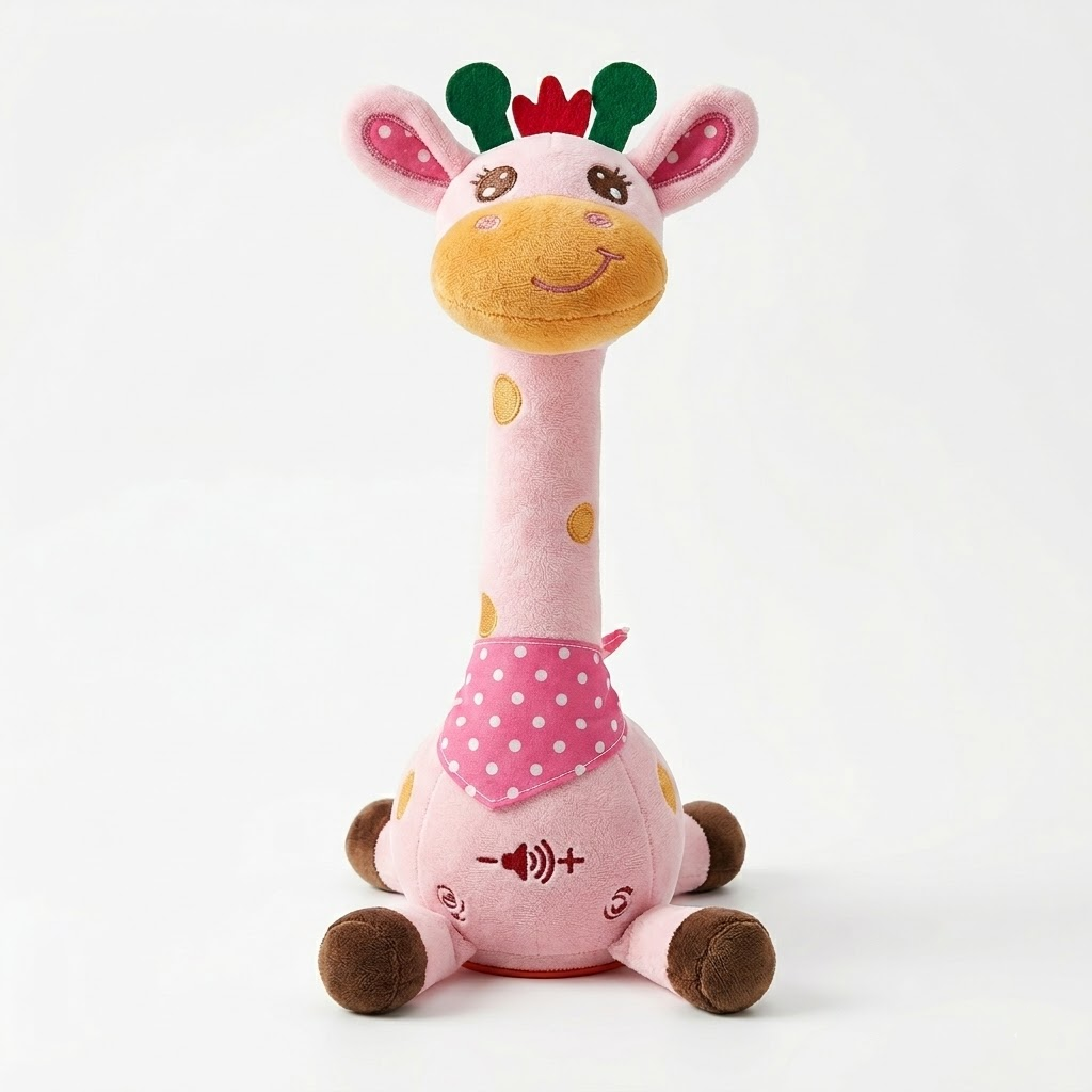 Peluche Interattivo Giraffa Canterina - Compagno Musicale per Bambini