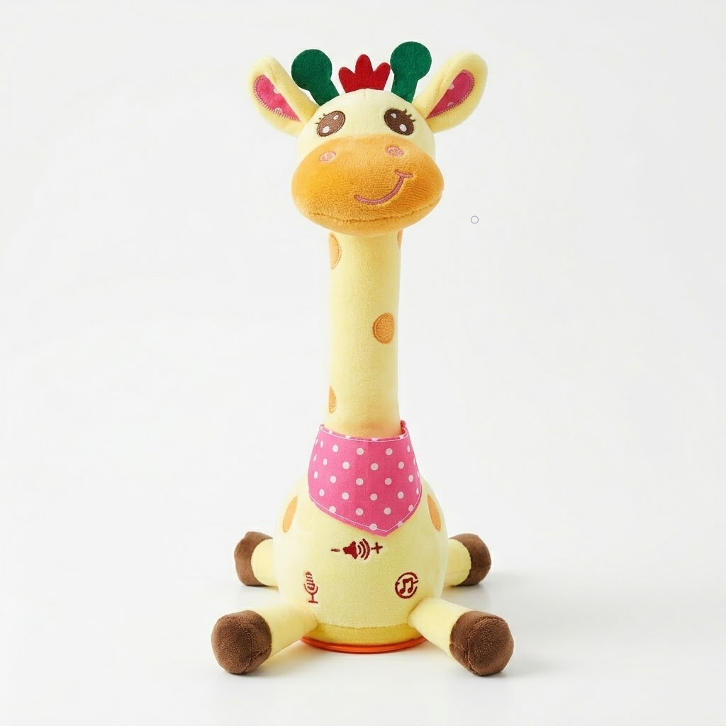 Peluche Interattivo Giraffa Canterina - Compagno Musicale per Bambini