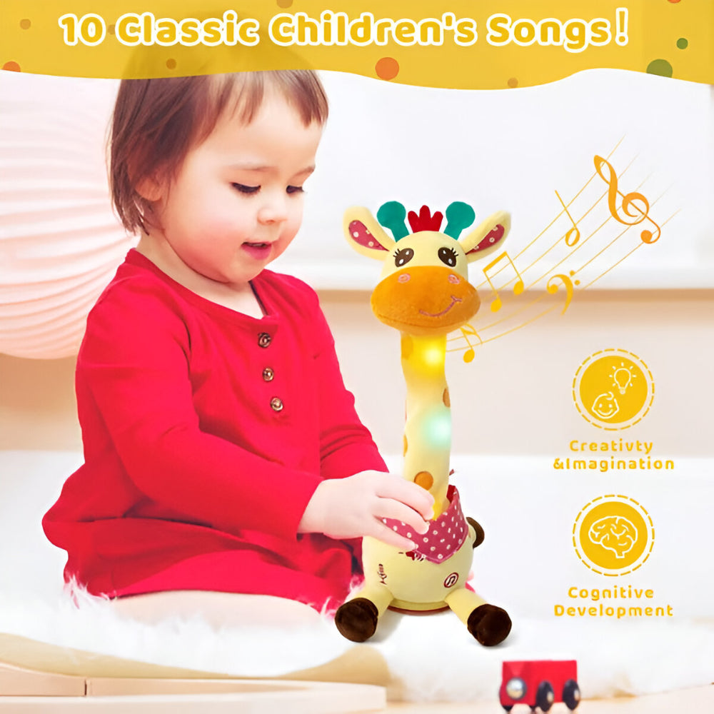 Peluche Interattivo Giraffa Canterina - Compagno Musicale per Bambini