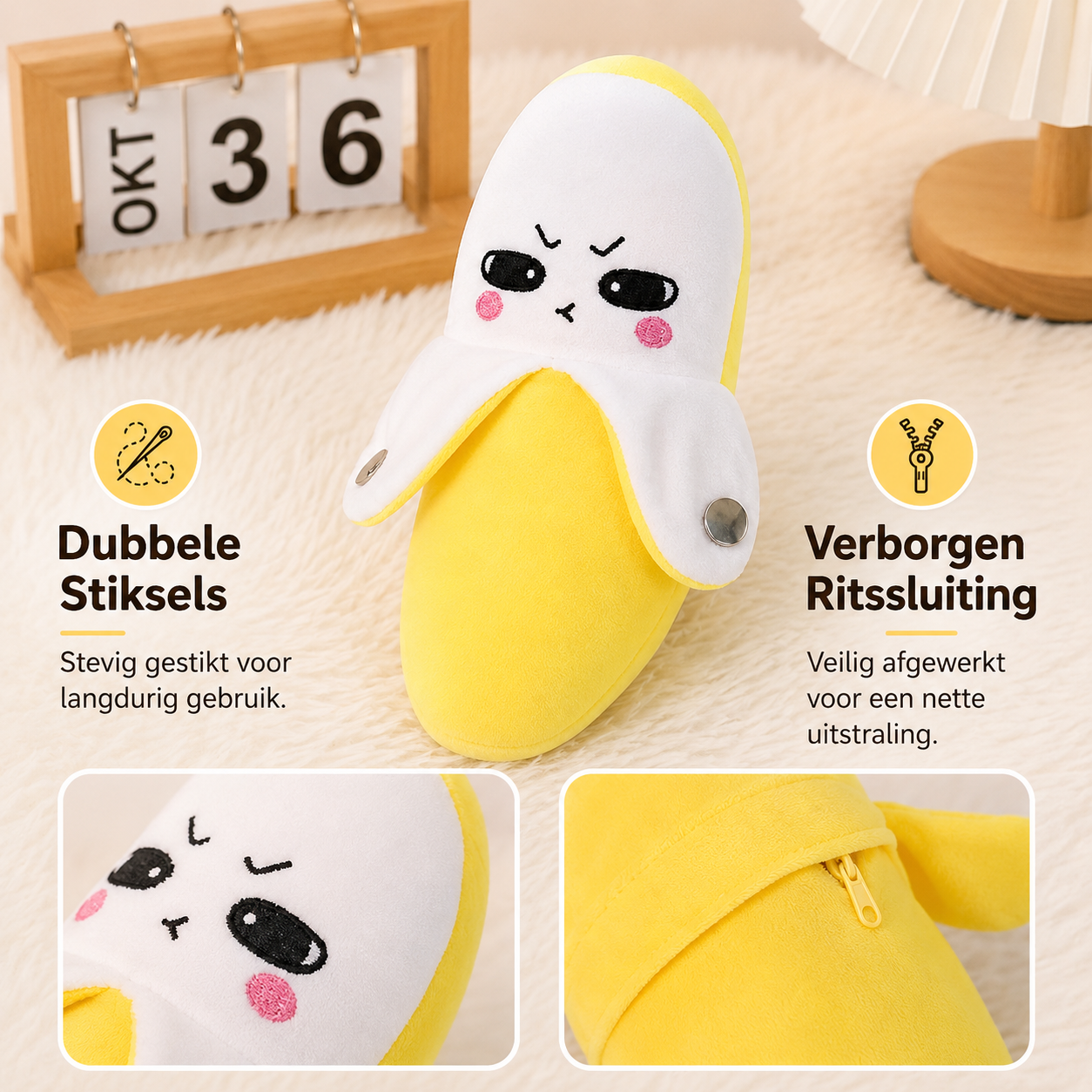 Peluche interattivo musicale a forma di frutta sensibile al tatto