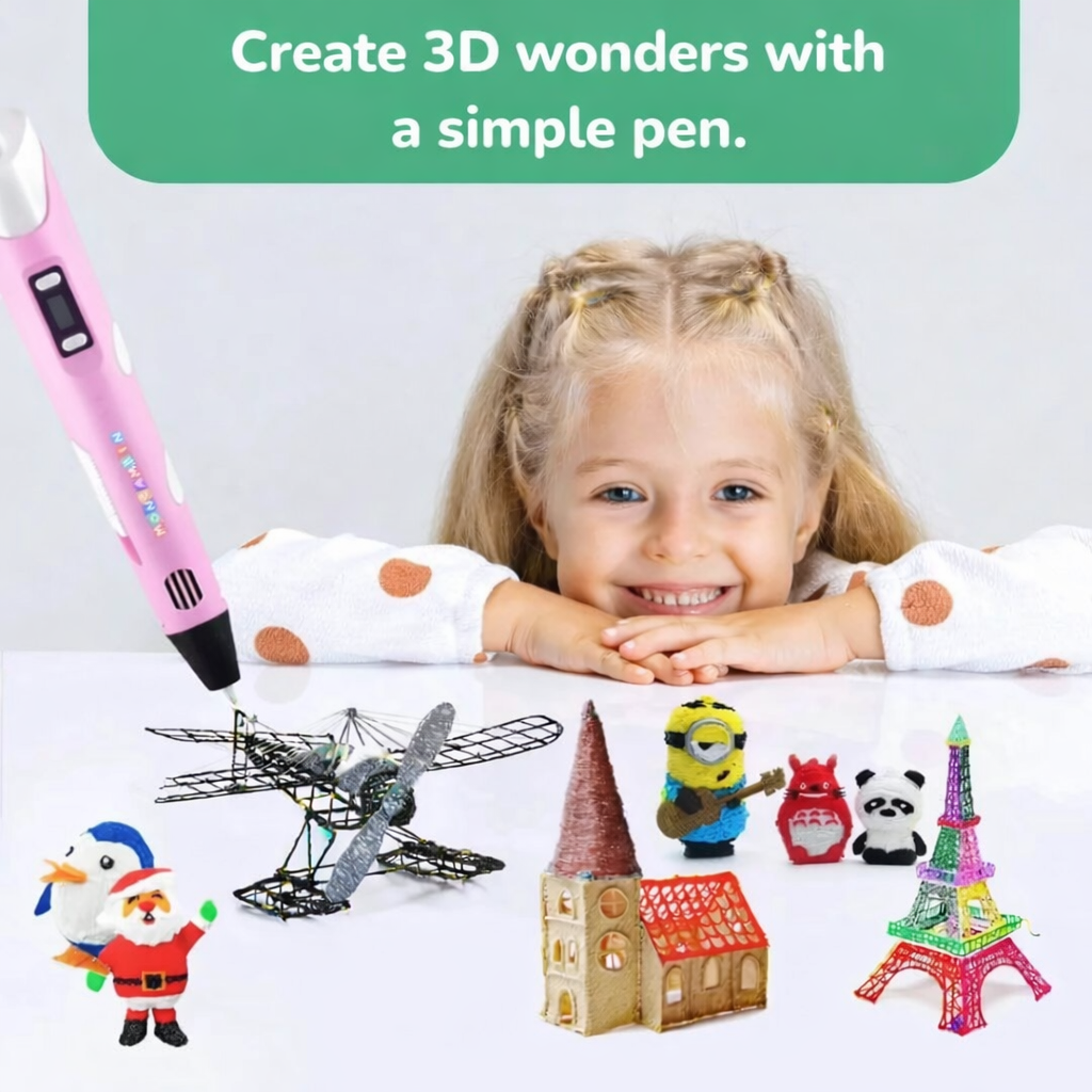 Penna 3D creativa per bambini per disegno e stampa – Giocattolo educativo