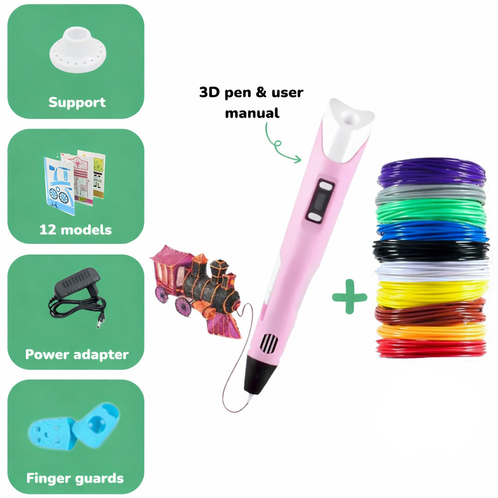 Penna 3D creativa per bambini per disegno e stampa – Giocattolo educativo