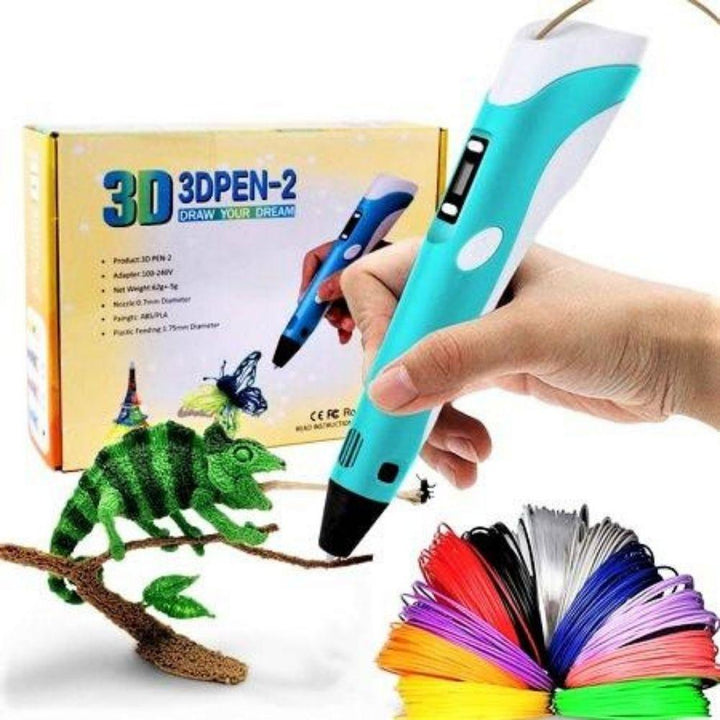 Penna per Stampa 3D per Bambini con Filamenti in 20 Colori e Configurazione Facile