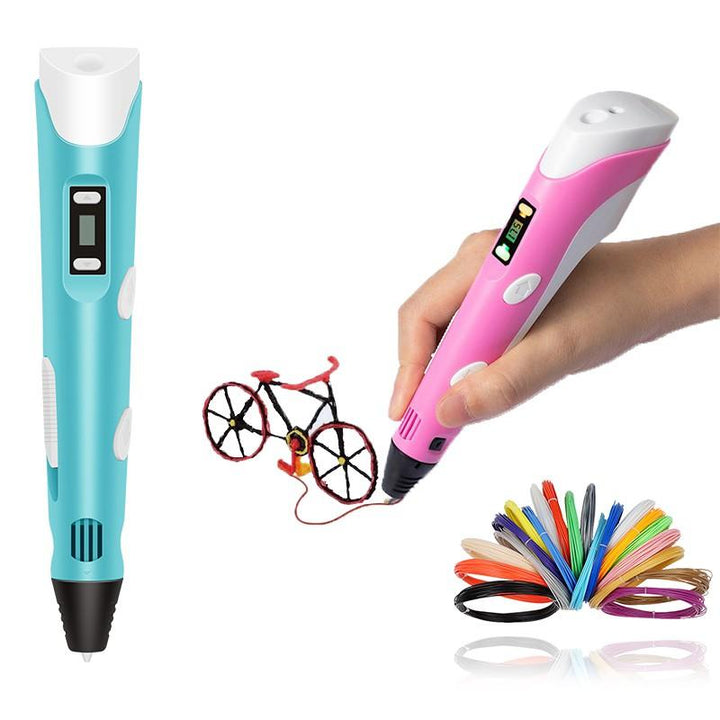 Penna per Stampa 3D per Bambini con Filamenti in 20 Colori e Configurazione Facile