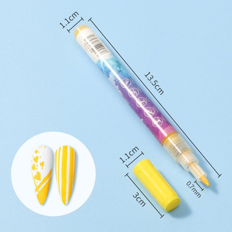 Pennarelli magici per manicure – Set nail art da 12 pezzi da donna
