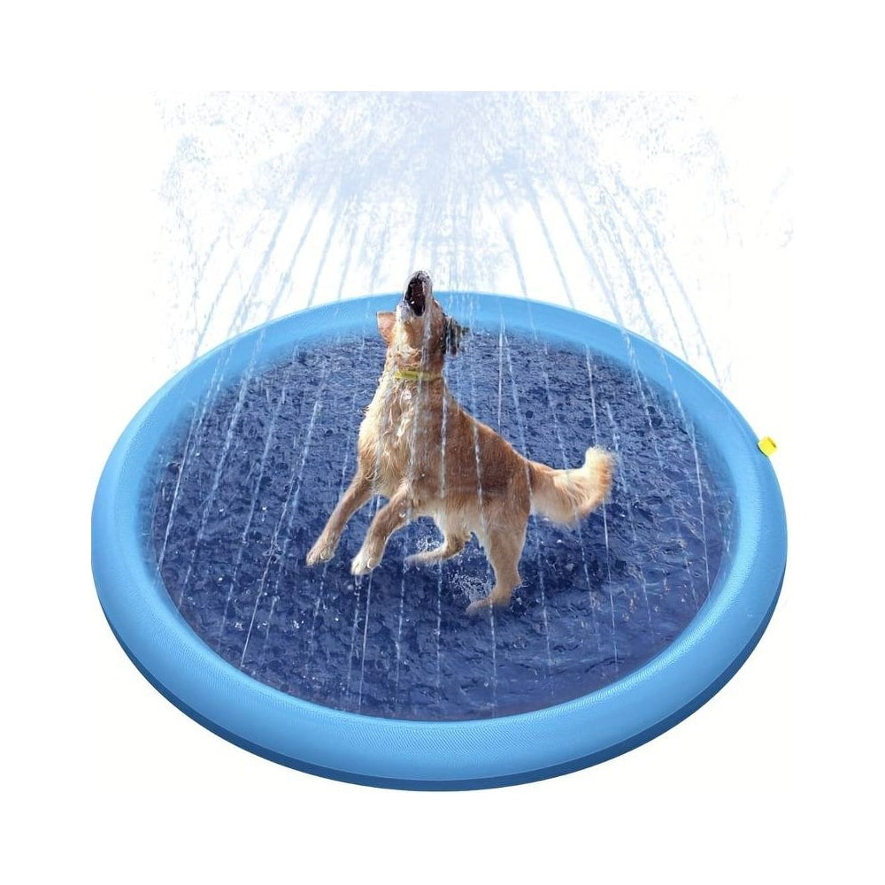 Piscina per Cani con Spruzzi d'Acqua (disponibile in varie taglie per cani grandi e piccoli)