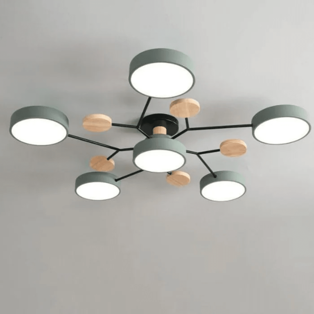Plafoniera a LED rotonda moderna dal design elegante e minimalista