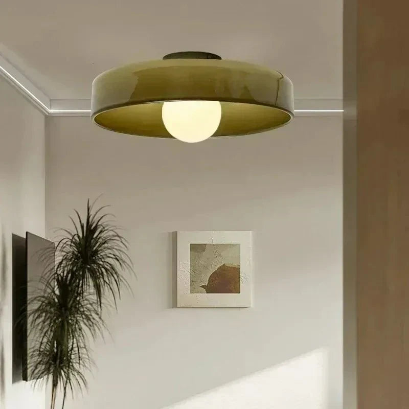 Plafoniera in Vetro dal Design Nordico – Illuminazione d'Atmosfera per Ogni Ambiente