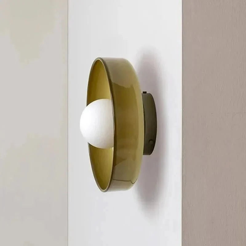Plafoniera in Vetro dal Design Nordico – Illuminazione d'Atmosfera per Ogni Ambiente
