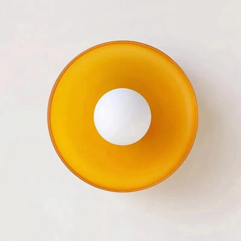 Plafoniera in Vetro dal Design Nordico – Illuminazione d'Atmosfera per Ogni Ambiente