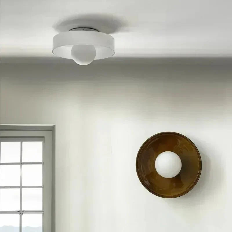 Plafoniera in Vetro dal Design Nordico – Illuminazione d'Atmosfera per Ogni Ambiente