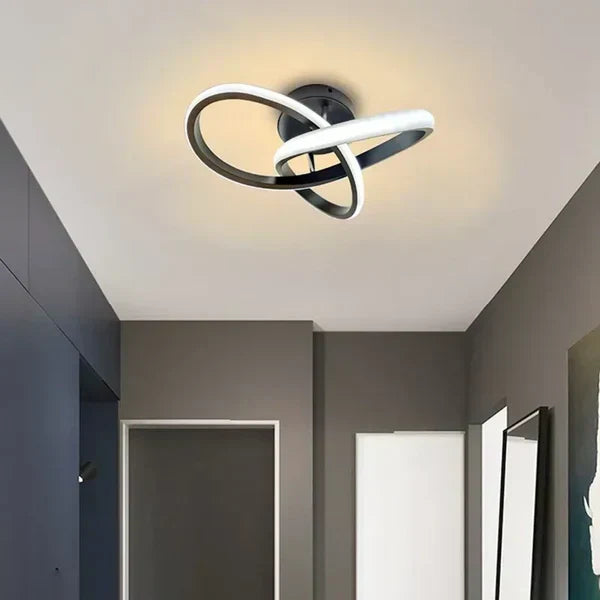 Plafoniera LED moderna ad efficienza energetica