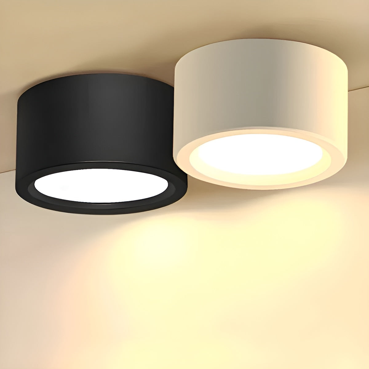Plafoniera LED Moderna – Forma Rotonda e Luce Calda LED | Illuminazione d'Atmosfera per Ogni Ambiente