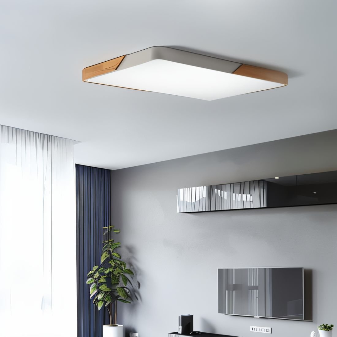 Plafoniera LED Moderna - Illuminazione Minimalista per Interni
