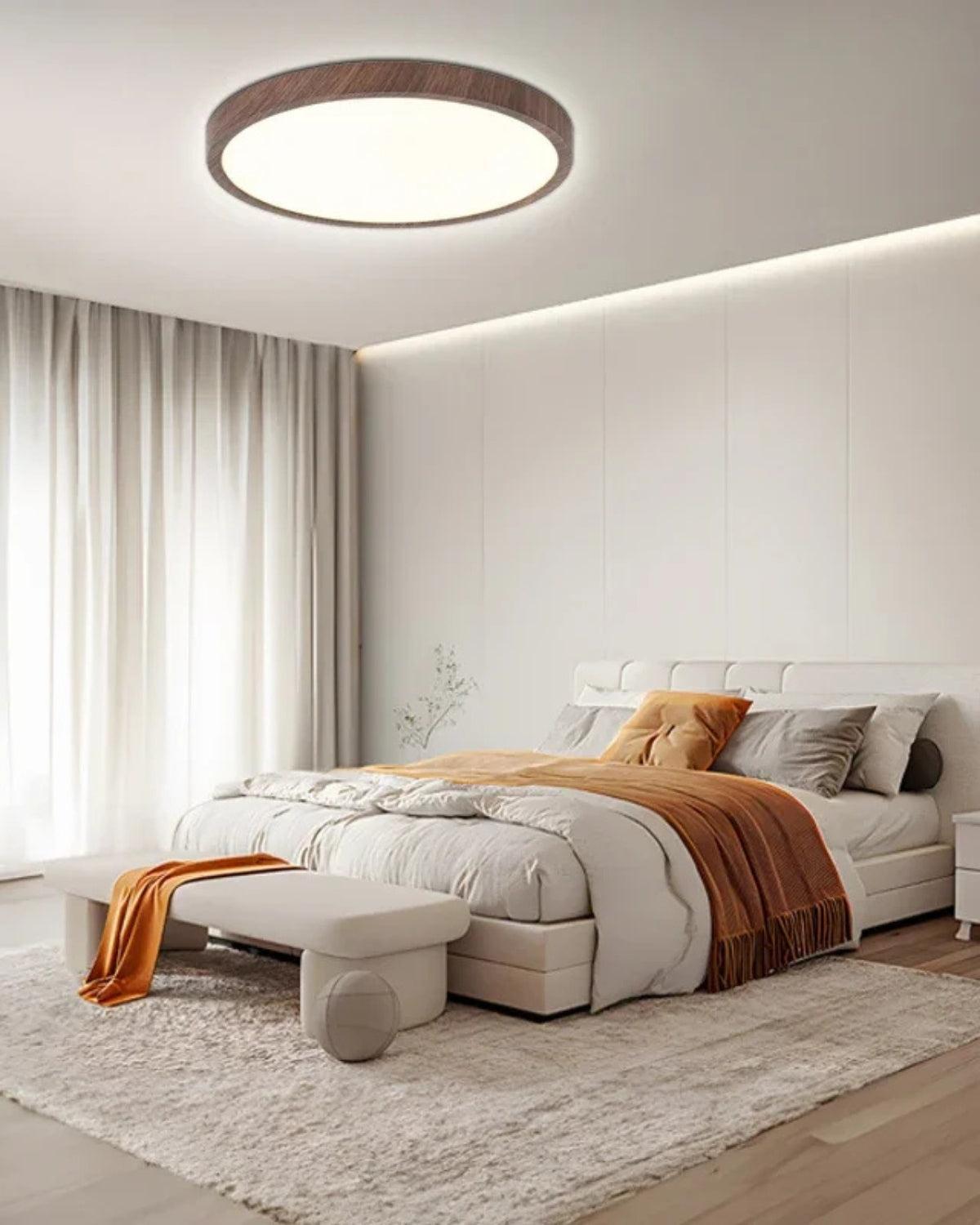 Plafoniera LED Sottile con Montaggio a Filo Moderno per un’Illuminazione Elegante